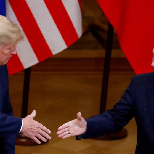 Donald Trump et Vladimir Poutine, à Helsinki, le 16 juillet 2018.