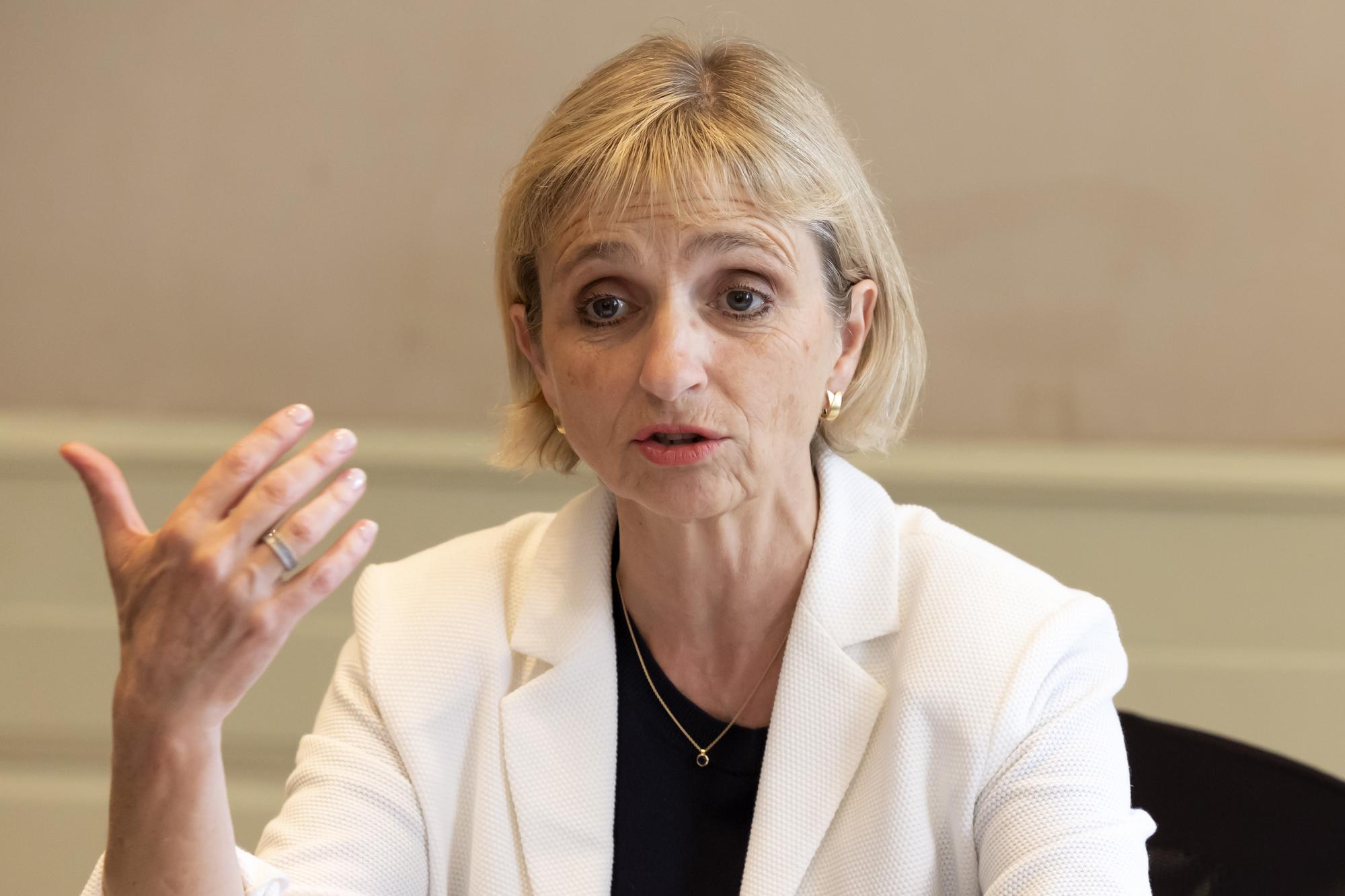 Dans le dossier Uber, la conseillère d'Etat Fabienne Fischer a saisi jeudi la Chambre des relations collectives de travail. (KEYSTONE/Salvatore Di Nolfi)