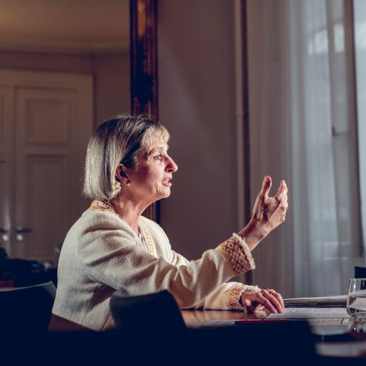 Fabienne Fischer, Conseillère d'Etat genevoise, en charge de l'économie, Genève, le 15.09.2022 © David Wagnières