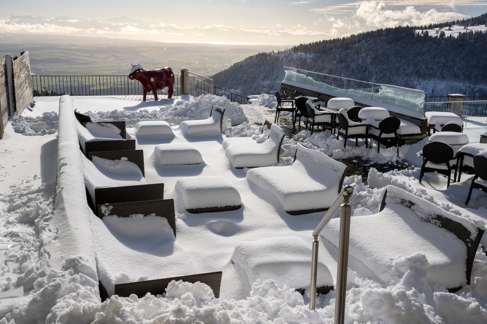 Grand hotel des Rasses- 10.01.2023- Les Rasses.  ©Thierry Porchet