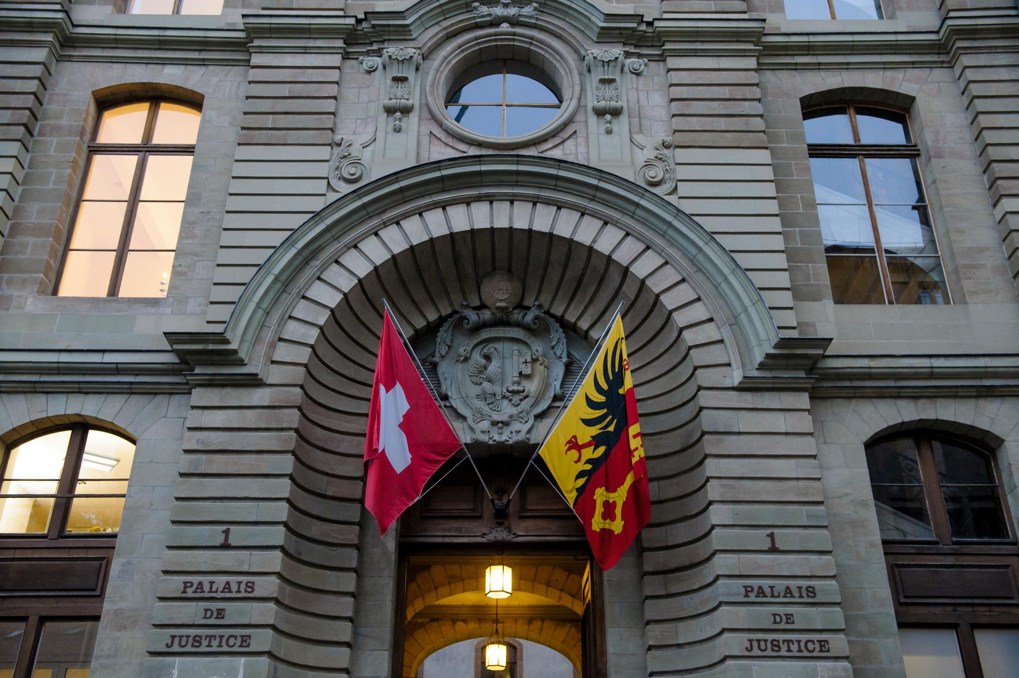 La première journée du procès des Tattes.Palais de justice. Eddy Mottaz / le Temps