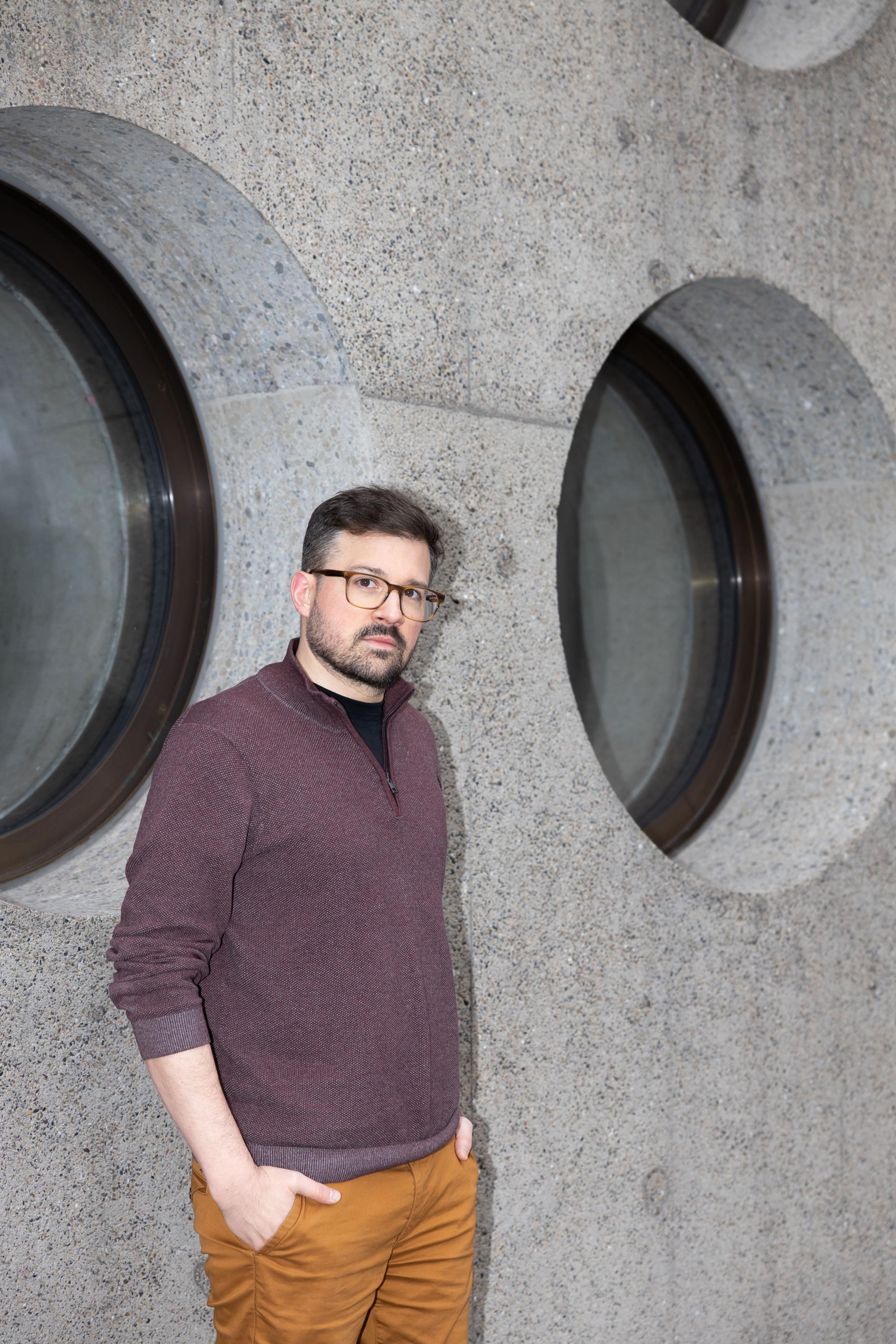 Zurich, 23 janvier 2023. Sur la Photo: Portrait der Martin Panchaud, bédéiste suisse invité au festival d'Angoulême