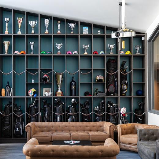 31 janvier 2023, Courchevel, Savoie, France. Salles de réunions, d'événements, séminaires du Ineos club-house de Courchevel.