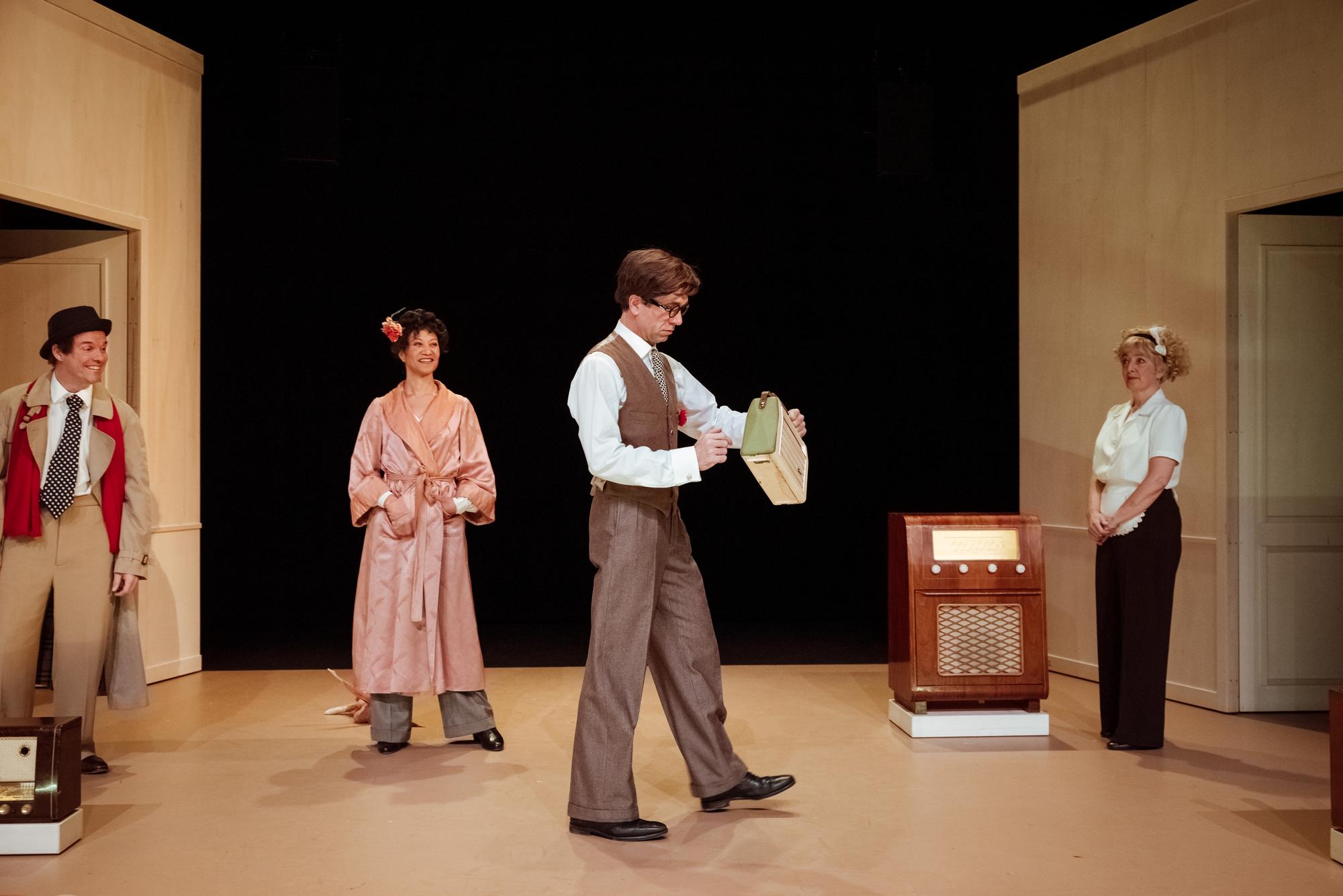 La Règle du jeu, MeS Robert Sandoz, Avec Lionel Frésard, Brigitte Rosset, Mariama Sylla, Diego Todeschini  Théâtre de Carouge, le 20 janvier 2023. Photos © Guillaume Perret