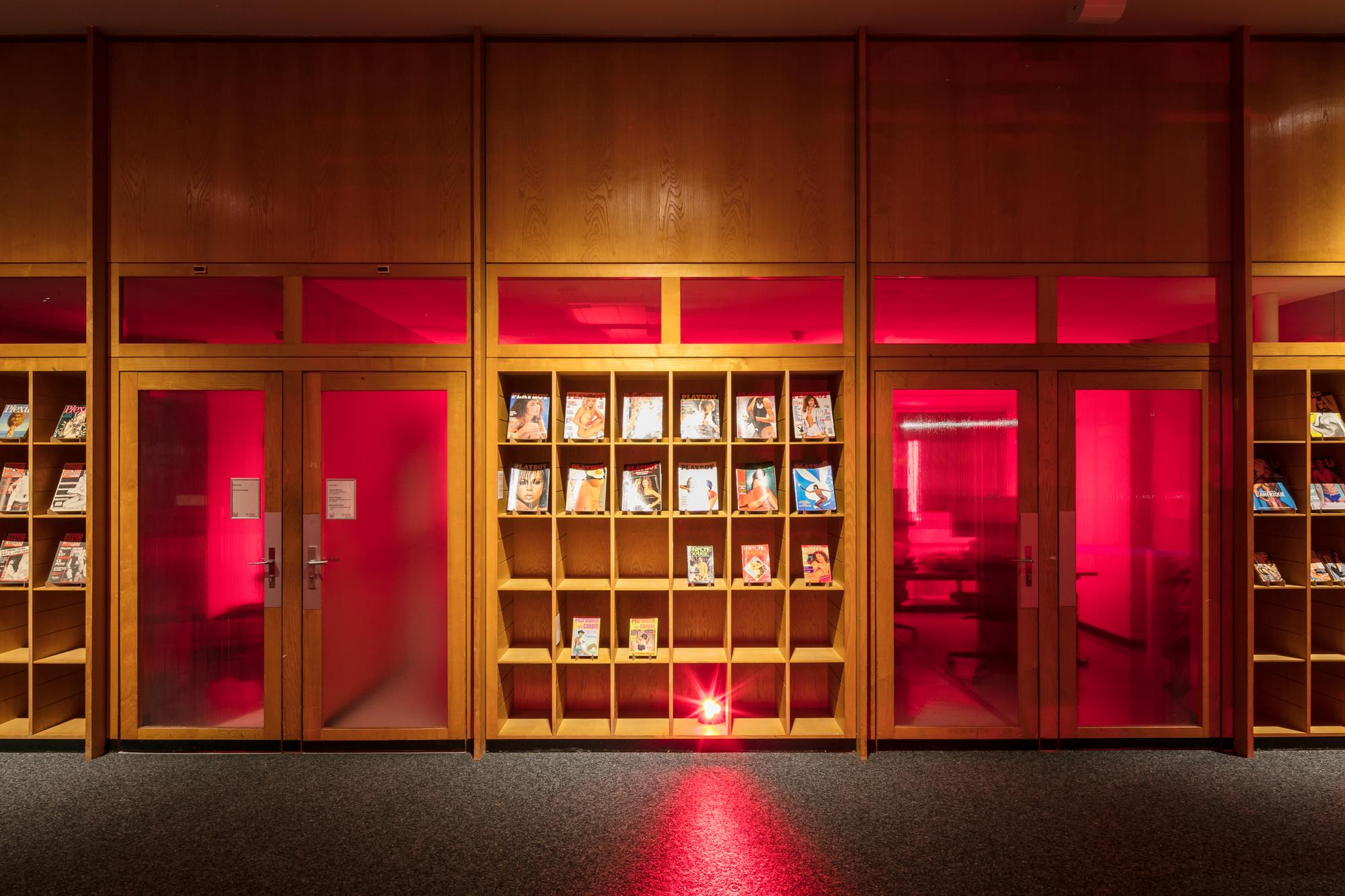 Vernissage de l'exposition "des livres indisciplinés" au Centre Maurice Chalumeau en sciences des sexualités – Campus Battelle - Bâtiment A à Carouge le 17 novembre 2022.