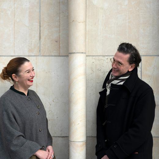 LeTemps Zürich Februar 2023, Kunsthaus Zürich, Direktorin Ann Demeester und Juri Steiner, Direktor MCBA Lausanne