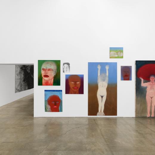 Vues d'exposition, Miriam Cahn Ma pensée sérielle - Palais de Tokyo (17/02/2023 – 14/05/2023)  Crédit photo : Aurélien Mole