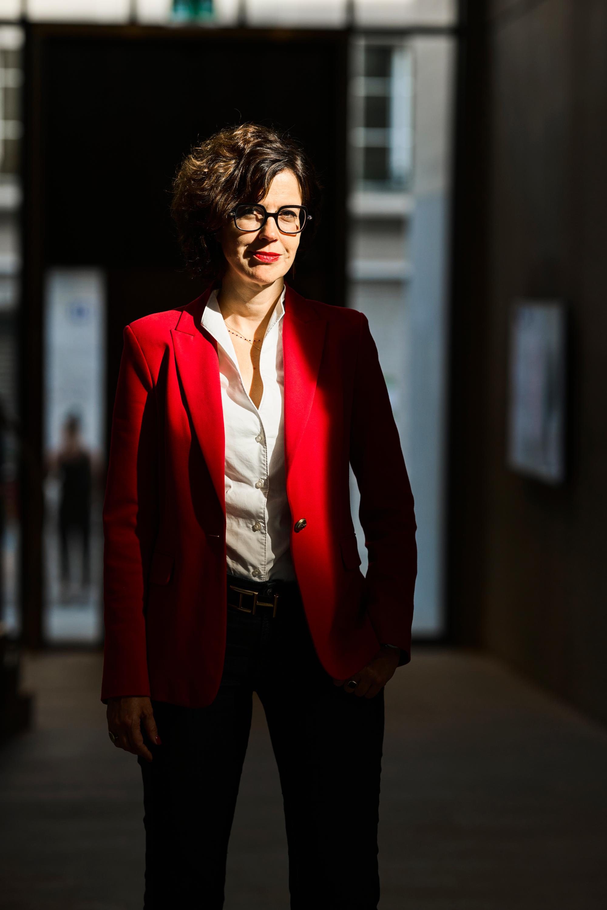 Christelle Luiser. Cheffe du Département des institutions et du sport et présidente du gouvernement vaudois depuis le 1 juillet 2022. Lausanne. 24.8.2022. Eddy Mottaz / Le Temps