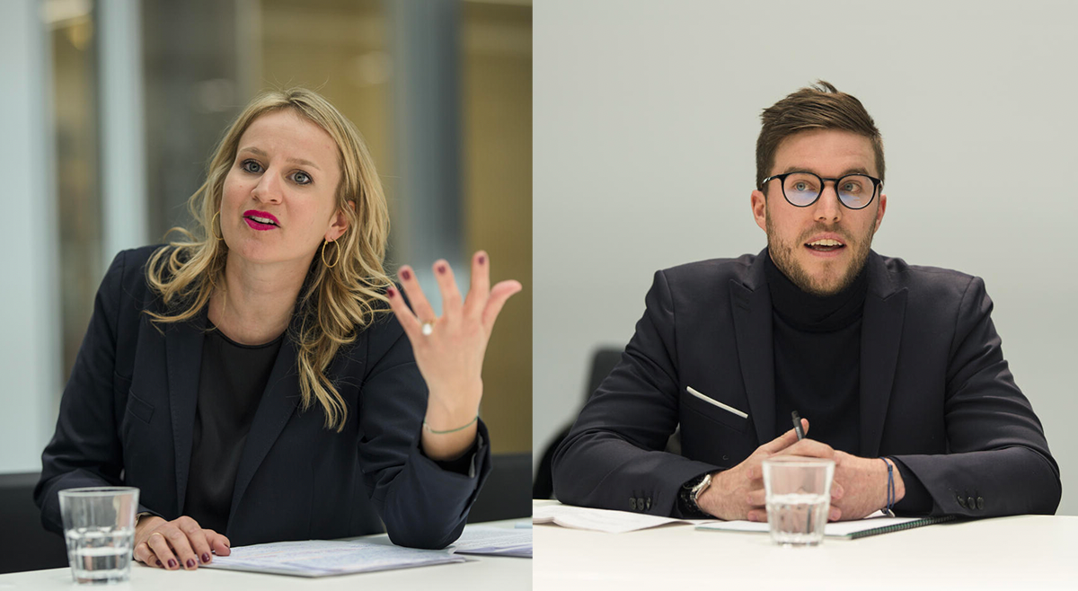 Delphine Bachmann face à Michael Andersen