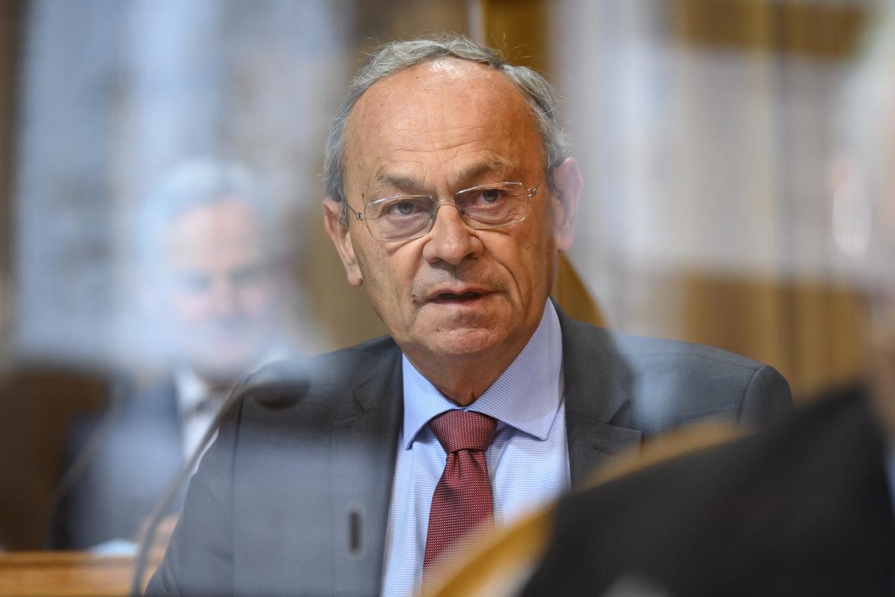 Olivier Francais, FDP-VD, spricht waehrend der Herbstsession der Eidgenoessischen Raete, am Donnerstag, 23. September 2021 im Staenderat in Bern. (KEYSTONE/Anthony Anex)