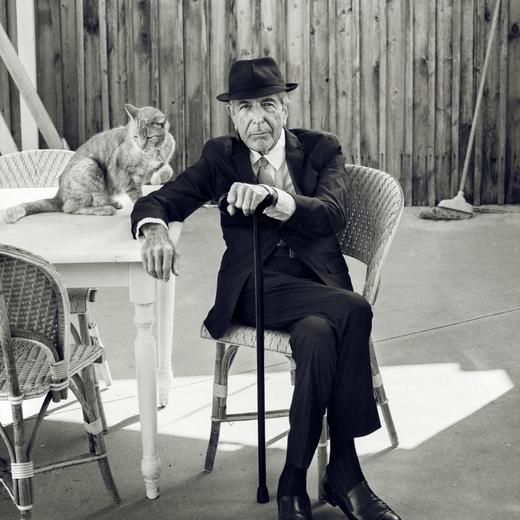 Leonard Cohen, singer and songwriter, at home in Los Angeles, Calif., September 2016.