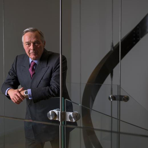 Karl-Friedrich Scheufele. propriétaire de Chopard. Meyrin. 27.2.2023. Eddy Mottaz / le Temps