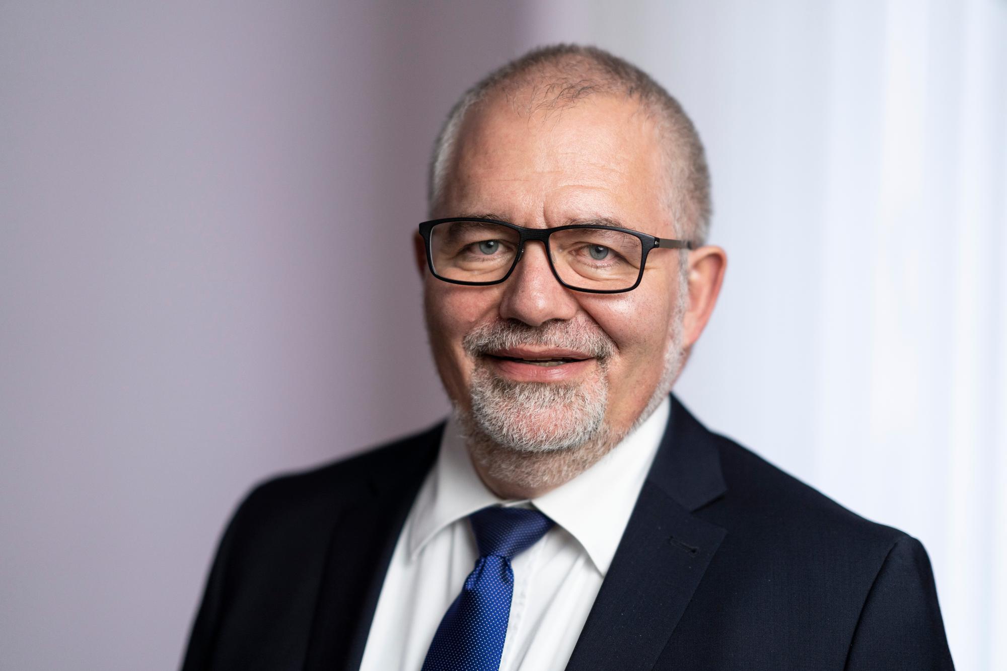 Daniel Schafer, BLS-Chef, fotografiert am Mittwoch, 2. Februar 2022 in Bern. (KEYSTONE/Gaetan Bally)