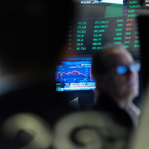 NEW YORK, NEW YORK - MARCH 23: Traders work on the floor of the New York Stock Exchange (NYSE) on March 23, 2023 in New York City. The Dow was up over 200 points in morning trading a day after the Federal Reserve once again raised interest rates in an attempt to control inflation. (Photo by Spencer Platt/Getty Images)