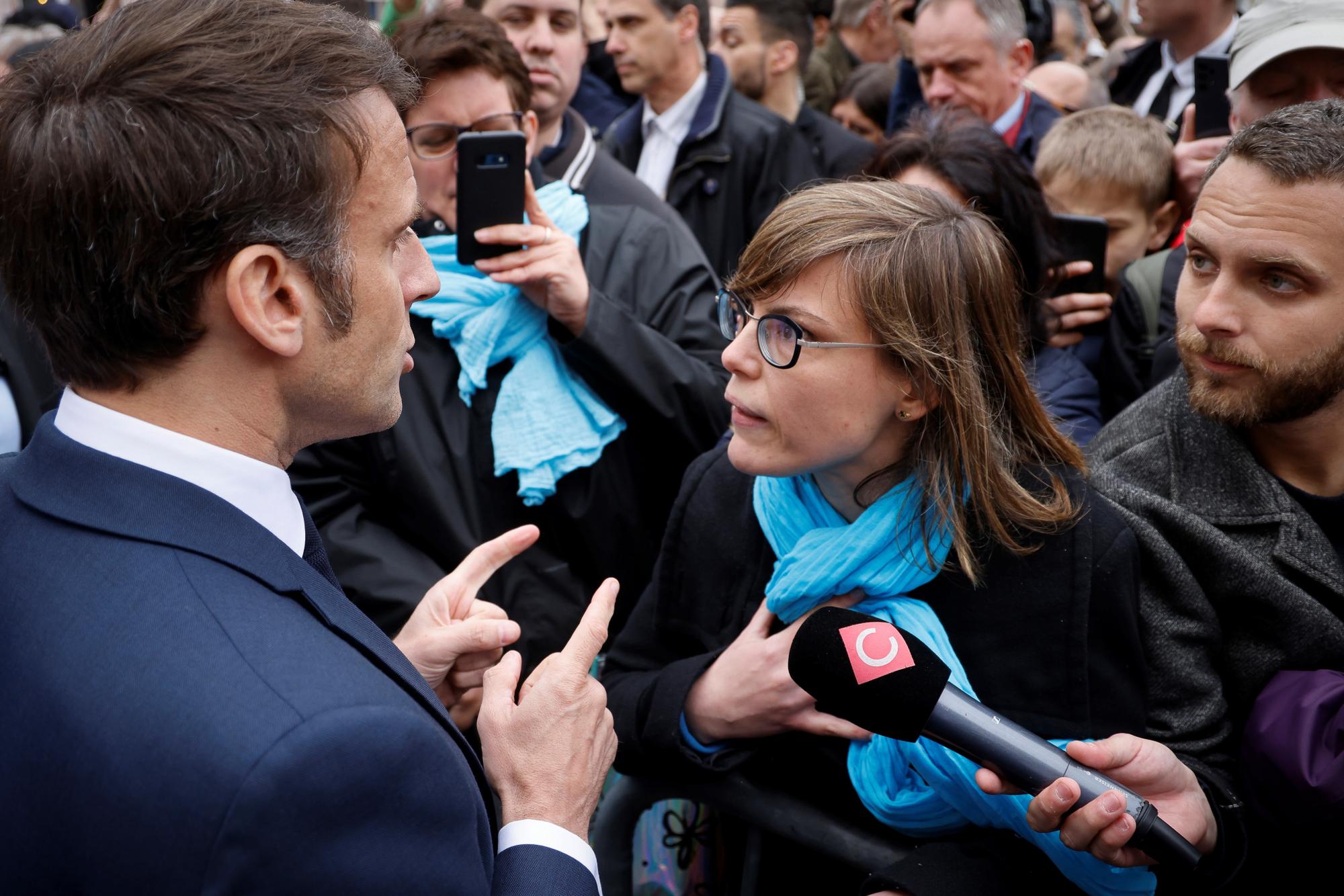 Emmanuel Macron en Alsace mercredi.