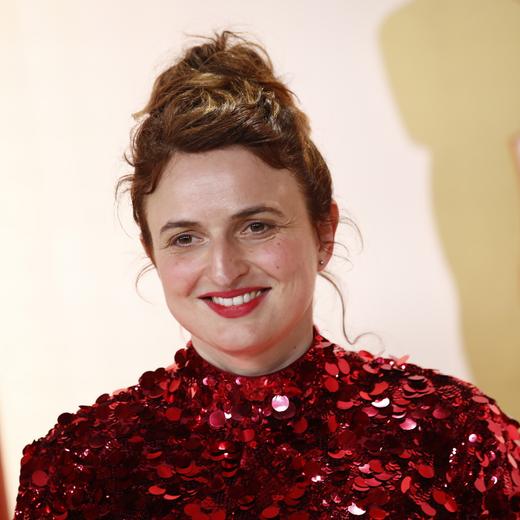 Alice Rohrwacher sur le tapis rouge de la 95e Cérémonie des Oscars, Los Angeles, le 12 mars 2023.