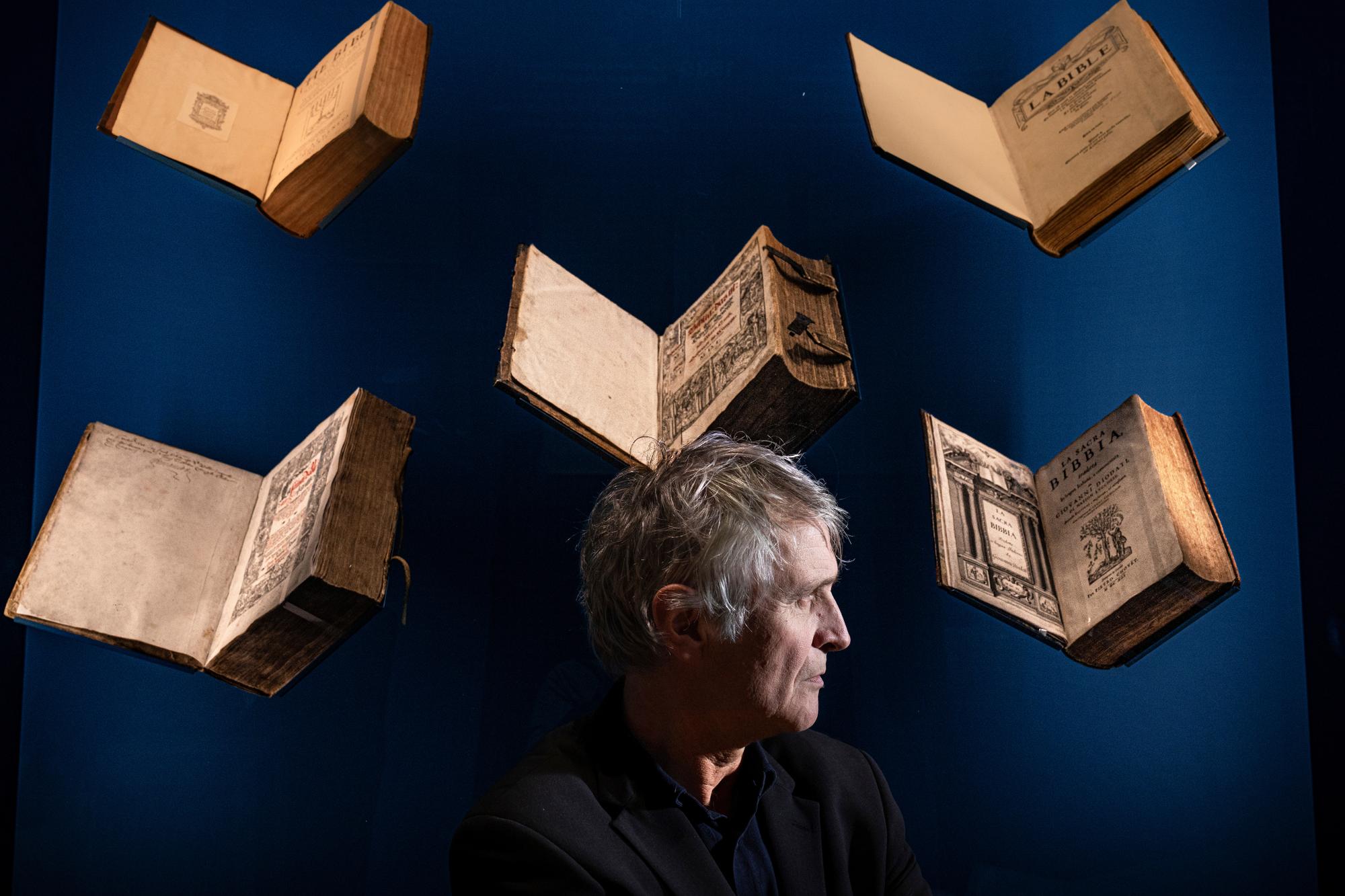 Gabriel de Montmollin, directeur du Musée international de la Réforme (MIR) à Genève. Genève avril 2023. © Nicolas Righetti / Lundi13