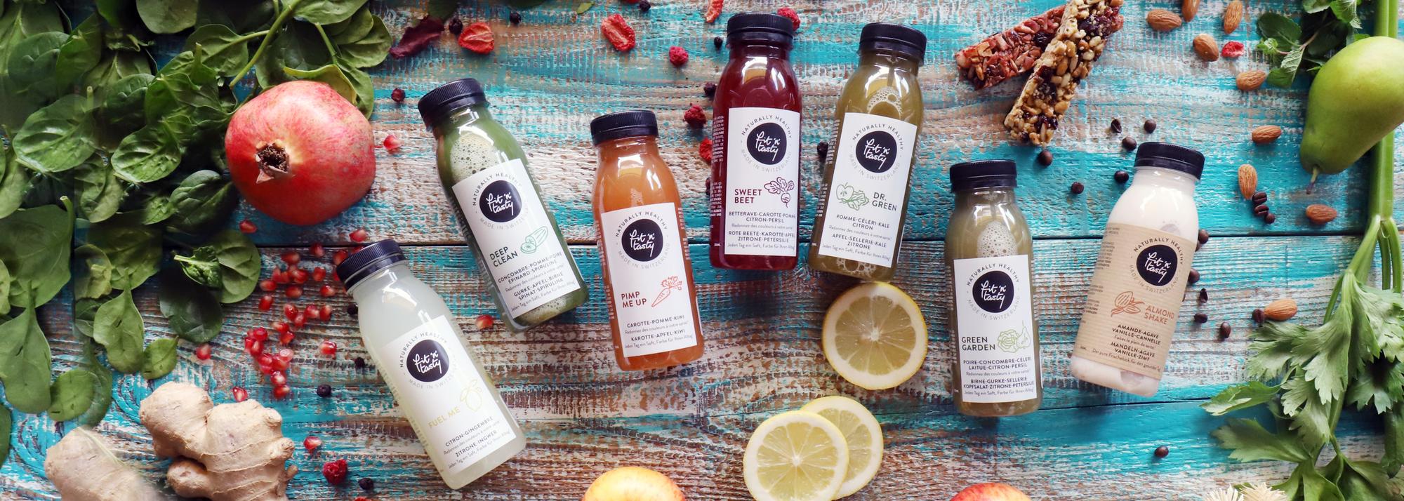 Les jus Fit'n Tasty, pressés à froid à Ecublens, sont à prendre idéalement en cure pour nettoyer l'organisme.