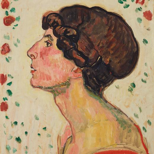 Portrait of Valentine Godé-Darel, 1912. Found in the collection of Leopold Museum, Vienna. (KEYSTONE/HERITAGE IMAGES/Fine Art Images)