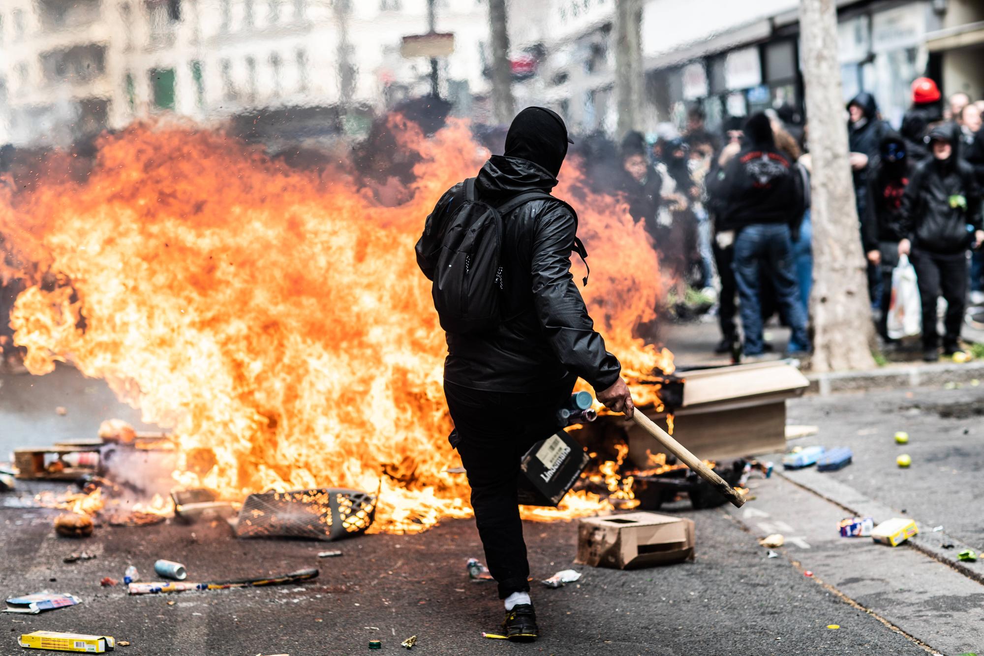 Le 1er mai, à Lyon.