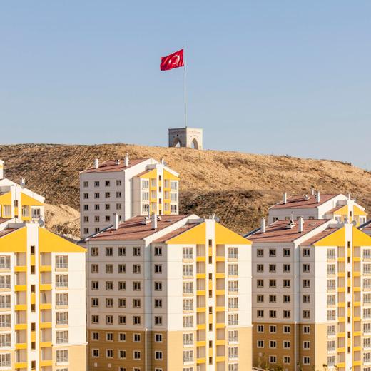 The neighborhood of Kayaşehir under construction, photographed by Nicolas Brodard in 2011.