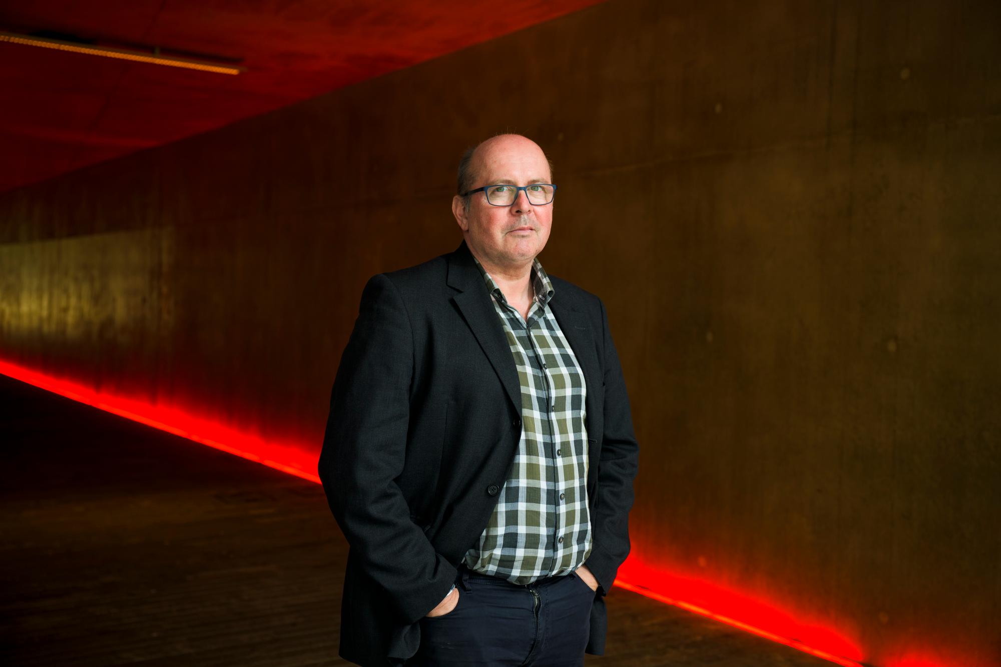 Philippe Wanner, professeur de démographie à l'Université de Genève, photographié place du Pont-Rouge, à Lancy, le 8 mai 2023.