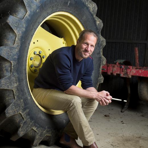 Blaise Hofmann, écrivain et vigneron. Reverolle. 27.4.2023.