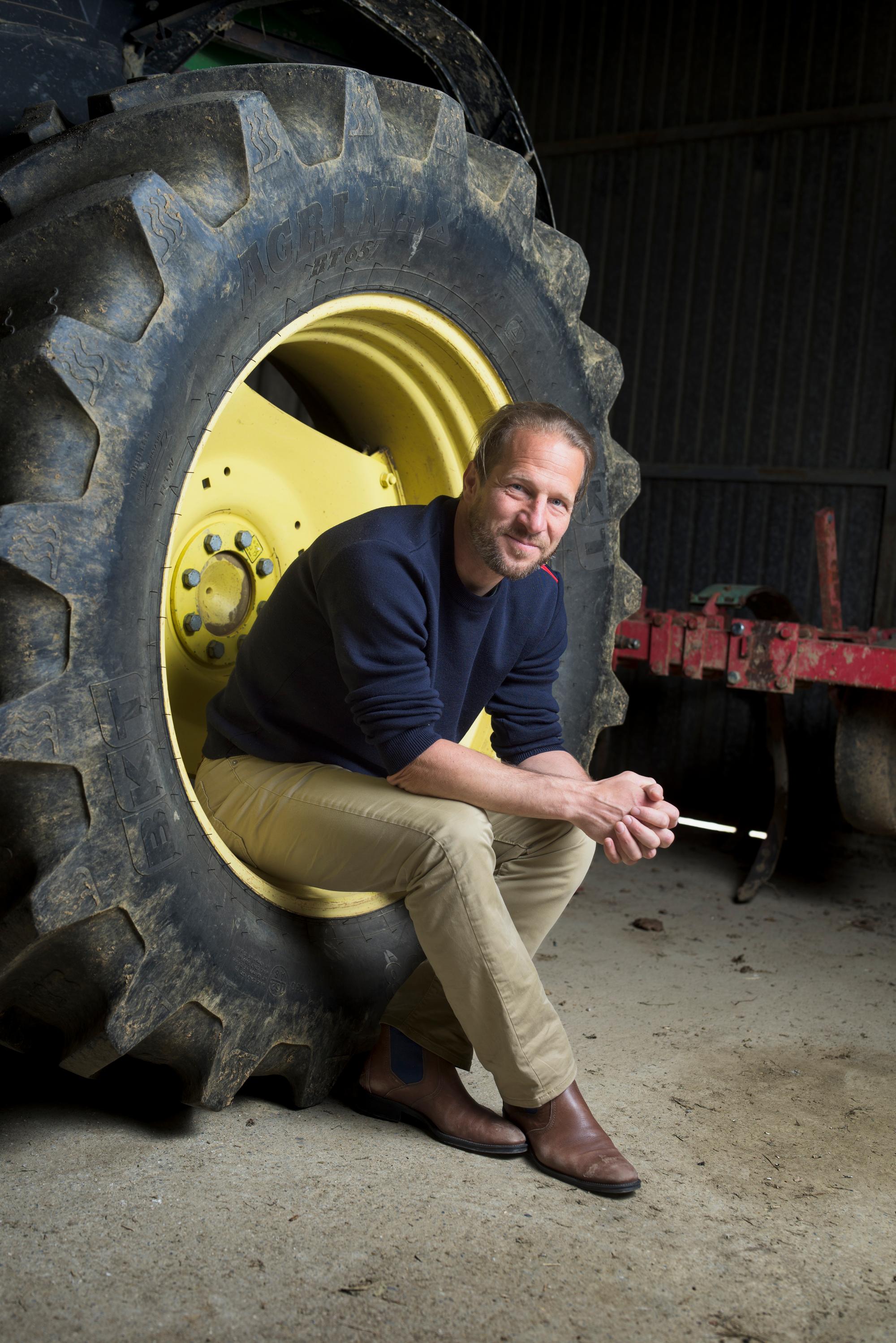 Blaise Hofmann, écrivain et vigneron. Reverolle. 27.4.2023.