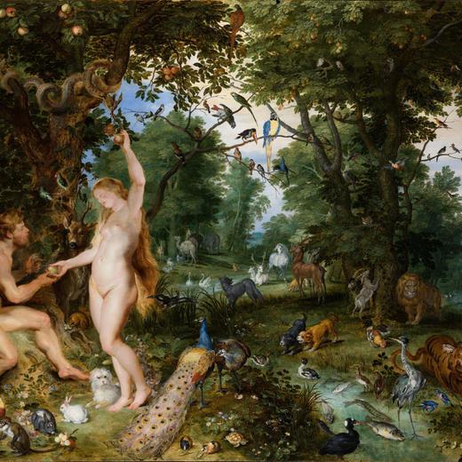 The Garden of Eden with the Fall of Man, circa 1615. Found in the Collection of The Mauritshuis, The Hague. Artist Brueghel, Jan, the Elder (1568-1625). (Photo by Fine Art Images/Heritage Images via Getty Images)