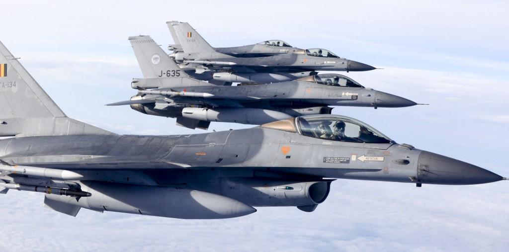 Des F-16 néerlandais et belges en 2016.