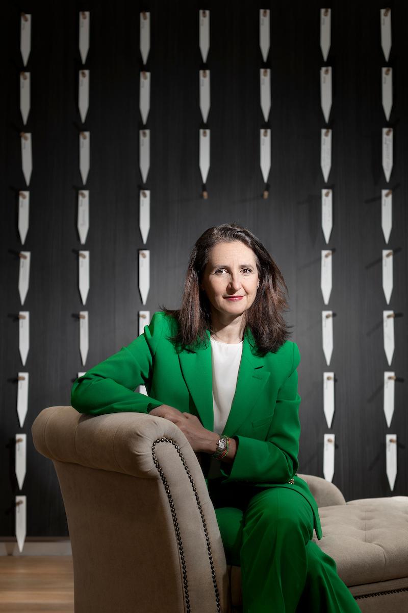 Ilaria Resta, Présidente de la division parfumerie chez Firmenich. Genève, Mai 2022 © Fred Merz | Lundi13