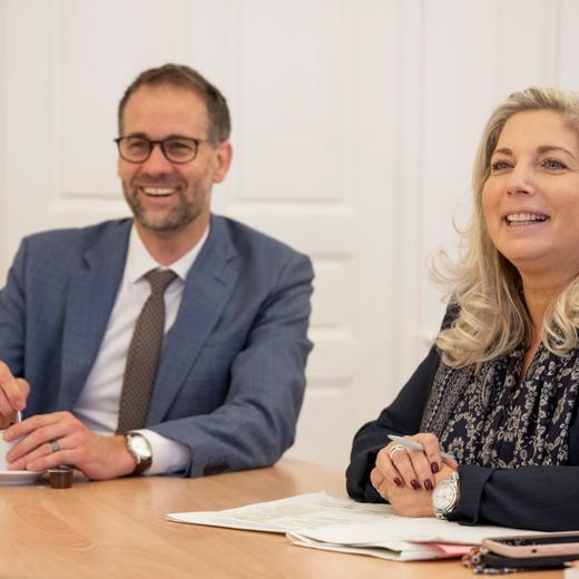 Interview d'Antonio Hodgers et de Nathalie Fontanet qui inaugurent le début del a législature au Conseeil d'Etat. Genève. 30.5.2023.