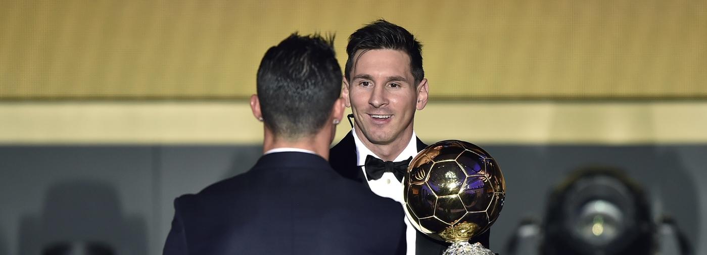 Lionel Messi félicité par son rival Cristiano Ronaldo.