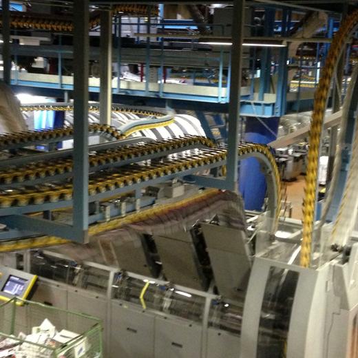 Au Centre d'impression de Bussigny, juin 2013. (LT)