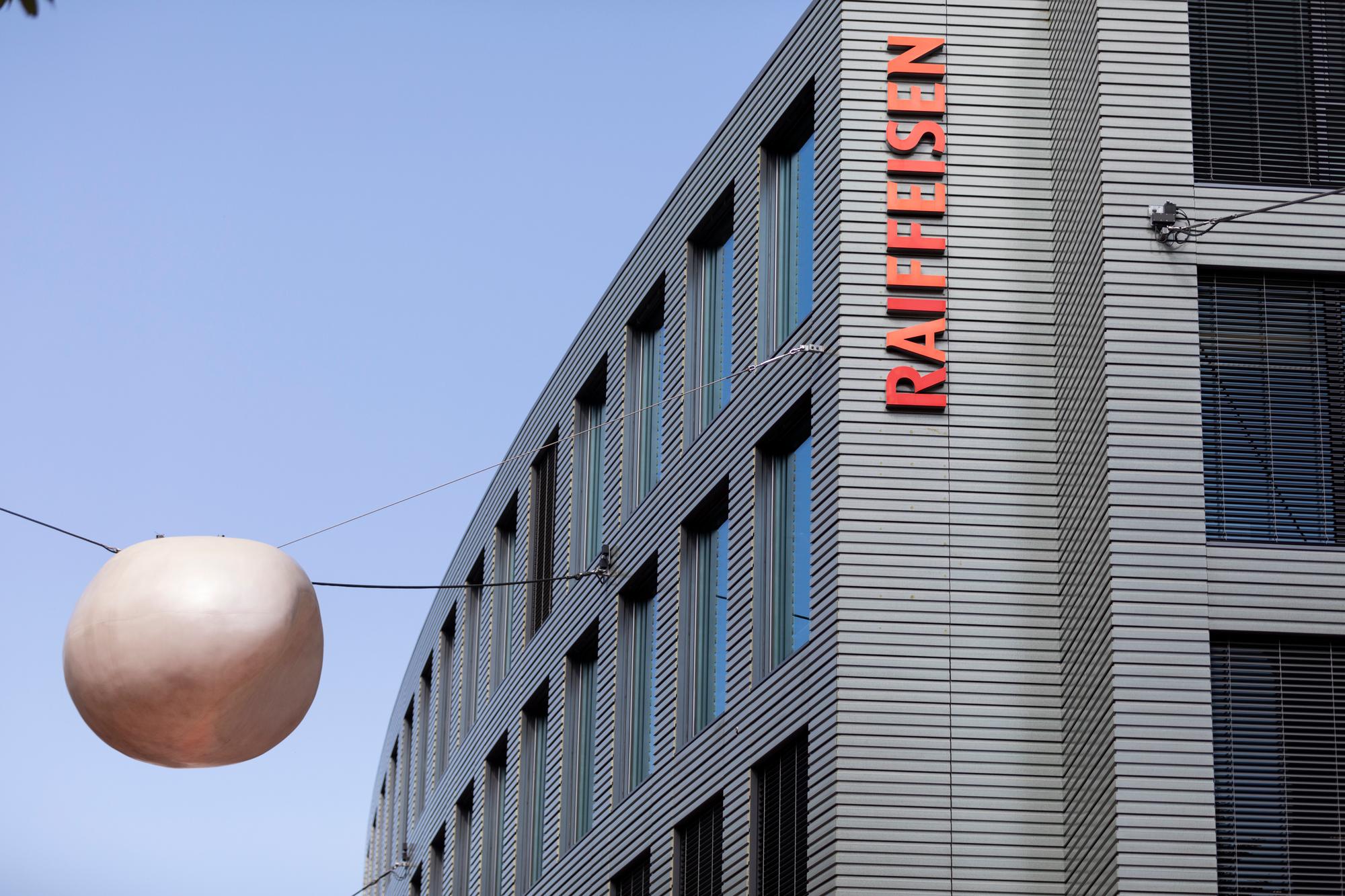 Image d'illustration. Le siège de Raiffeisen à Saint-Gall, juin 2018.