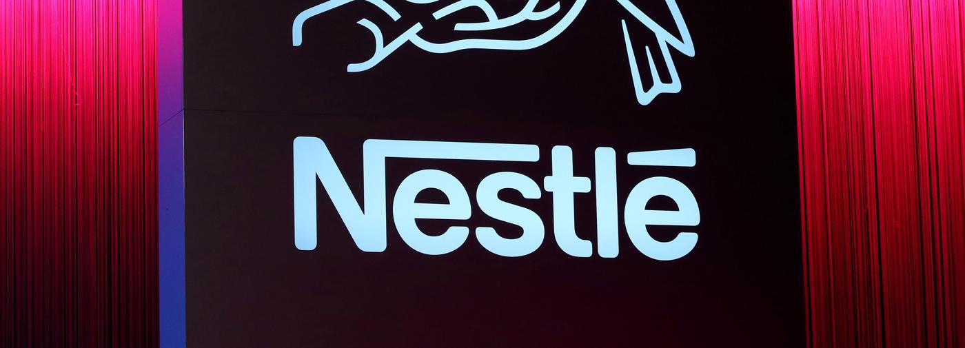 Image d'illustration montrant le logo de Nestlé.