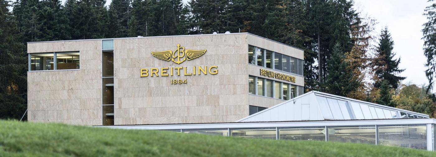 La fabrique Breitling à La Chaux-de-Fonds (NE).