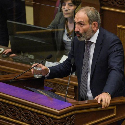 Nikol Pachinian à Yerevan, le 8 mai 2018.