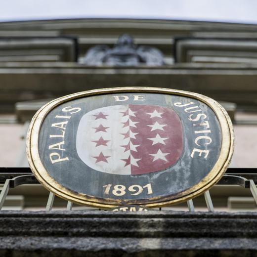 Image d'illustration. Vue du Palais de Justice de Sion.