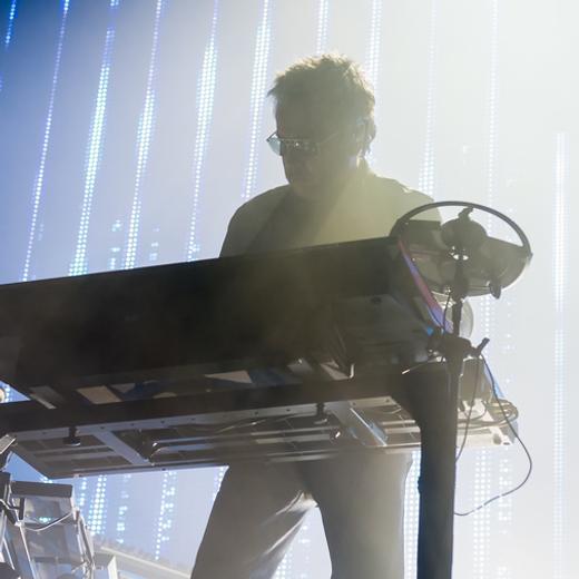 Jean-Michel Jarre à l'Auditorium Stravinski.