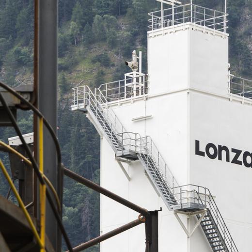 Le site de Lonza à Viège le 22 juillet 2015.