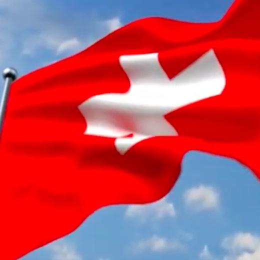 Le clip de l'UDC «Switzerland Rock» s'achève sur un drapeau rectangulaire flottant au vent. Or le drapeau officiel de la Suisse est carré…