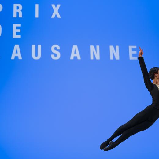 Keisuke Miyazaki from Japan, winner of the eight scholarship, performs his classical variation during the final of the 51st Prix de Lausanne in Lausanne, Switzerland, Saturday, February 4, 2023. Launched in 1973, the Prix de Lausanne is an international dance competition for young dancers aged 15 to 18. Closing the six-day event, scholarships granting free tuition in a world-renowned dance school or dance company will be award to the best dancers out of 87 participants from 18 different countries this year. (KEYSTONE/Valentin Flauraud)