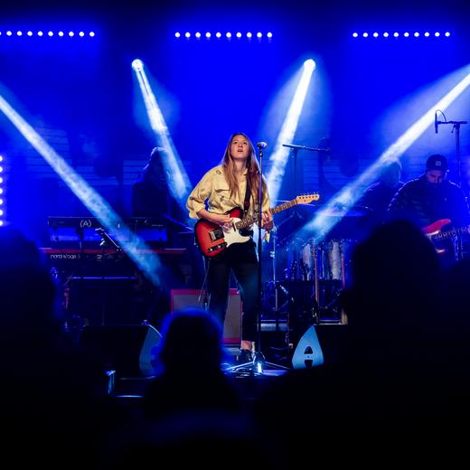 Sophie Hunger en concert à Lausanne, novembre 2021.