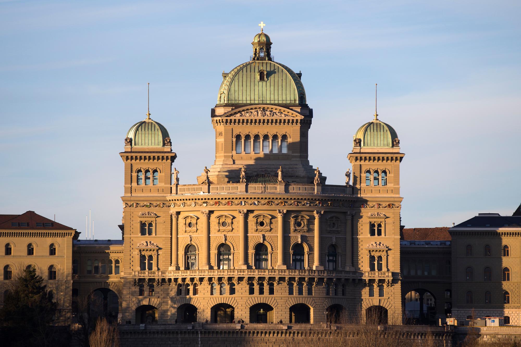 Le Palais fédéral, en 2015.