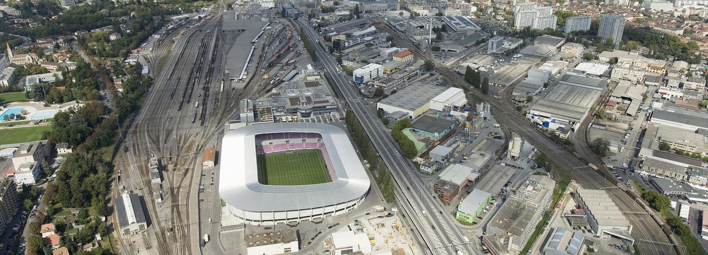 Le quartier Praille-Acacias-Vernets, où l'initiative de l'Asloca et du Cartel intersyndical de la fonction publique propose de réaliser des logements abordables.