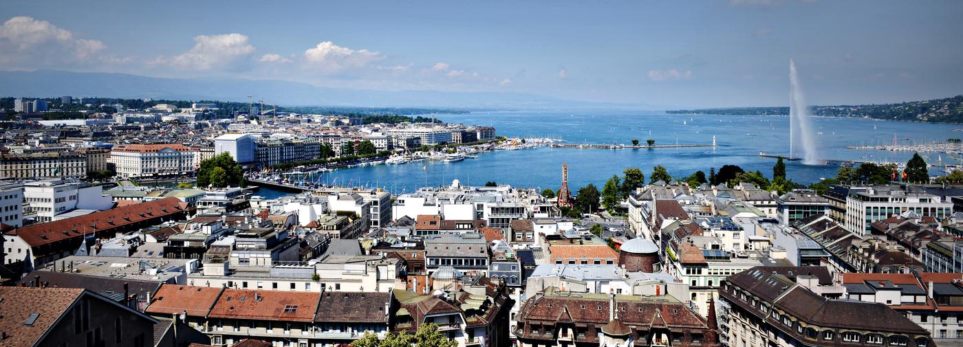 Image d'illustartion: vue de Genève.