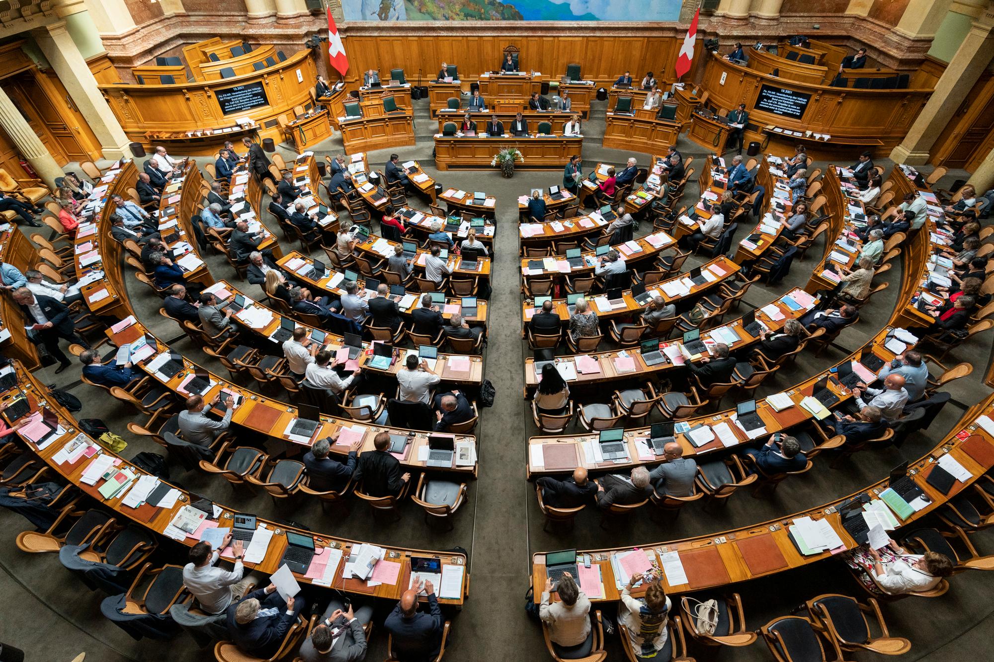 Parlement fédéral. Berne, 2019.