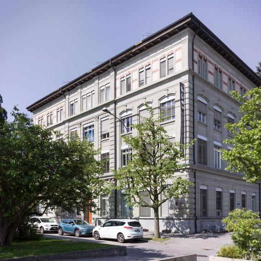 Das Naturhistorische Museum Freiburg, fotografiert am Dienstag, 6. Juni 2023 in Freiburg. (KEYSTONE/Christian Beutler)