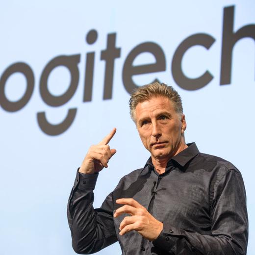 Lausanne. 6.2.2018. Horizon 2018. Bracken Darcell, CEO Logitech. photo © eddy mottaz